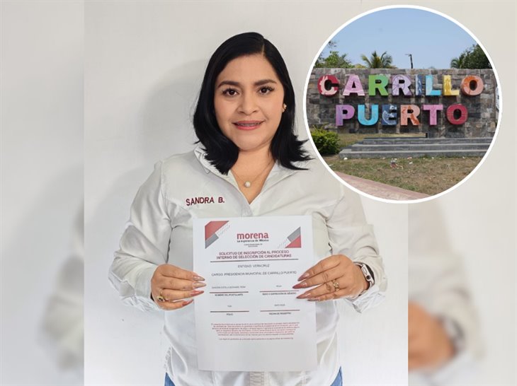 Sandra Estela Bernabé Peña se registra para presidencia municipal de Carrillo Puerto  