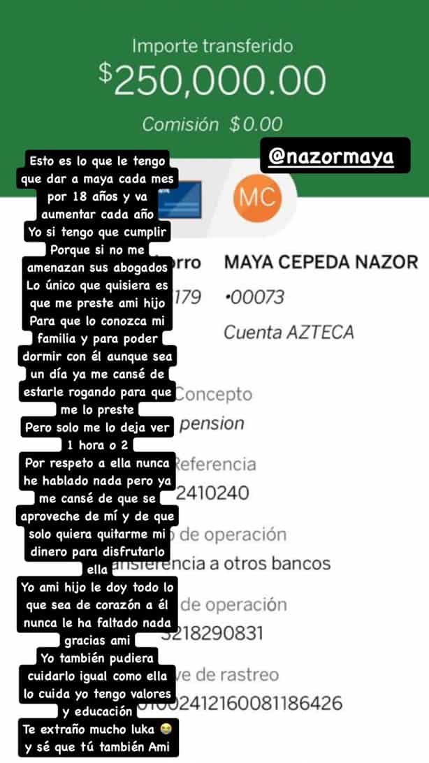 Santa Fe Klan y Maya Nazor protagonizan polémica en redes; ella acusa violencia económica