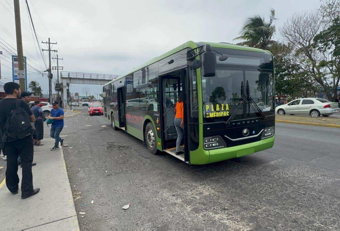 ¿Cuáles son las paradas del nuevo camión híbrido Ulúa que circula en Veracruz y Boca del Río?