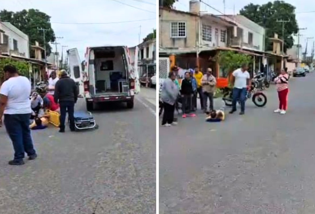 Choque entre motocicleta y cuatrimoto en Cempoala deja un herido