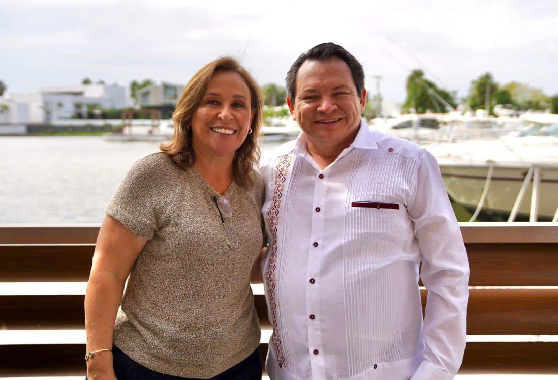 Rocío Nahle se reúne con gobernador de Yucatán; buscarán desarrollo de puertos y conectividad del Golfo de México