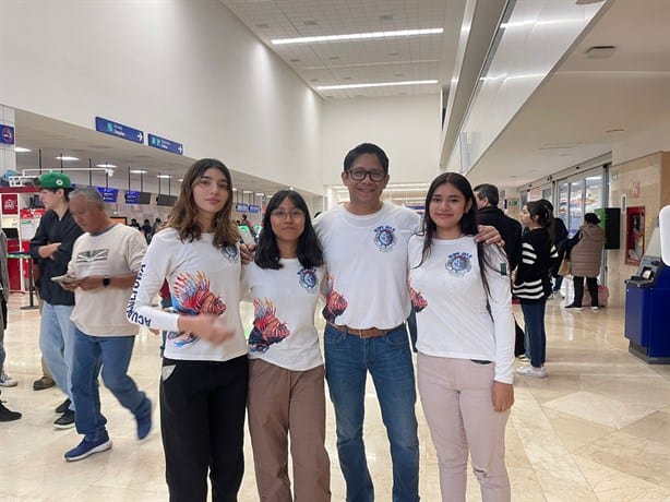 Estudiantes del CETMAR Veracruz viajan a Dubai para representar a México con proyecto ambiental