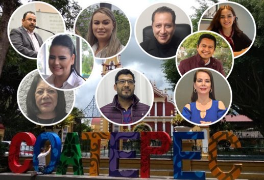 Van 9 en busca de la candidatura por la alcaldía de Coatepec; ellos son 