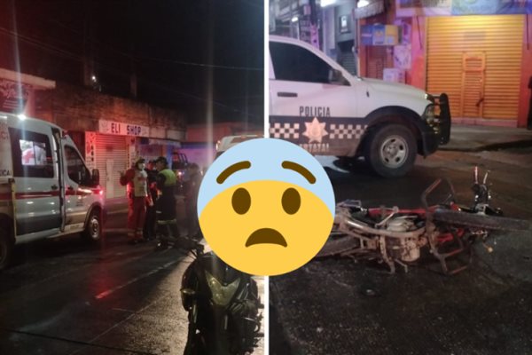 Dos motocicletas se dan encontronazo en Córdoba