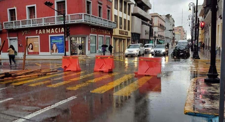 Alertan por cierres viales en Centro Histórico de Veracruz este lunes 13 de enero