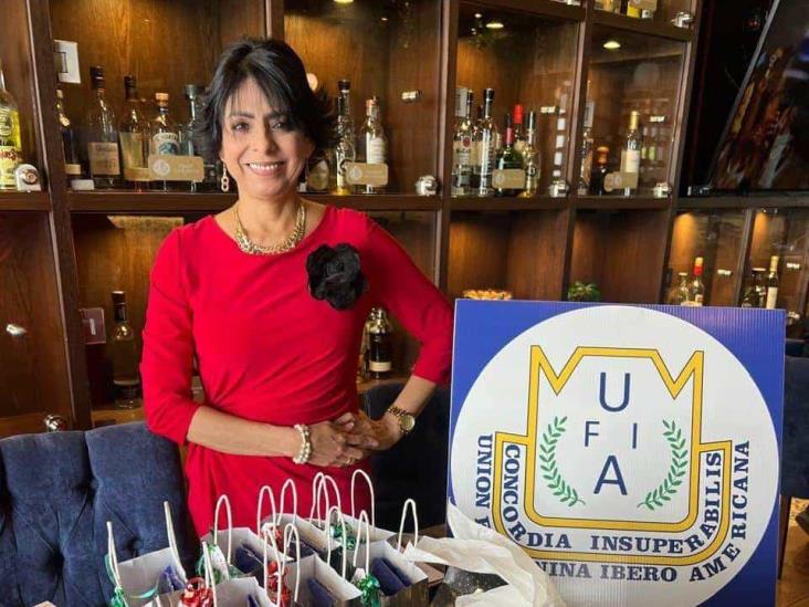 Socias de la UFIA Xalapa realizan brindis de fin de año
