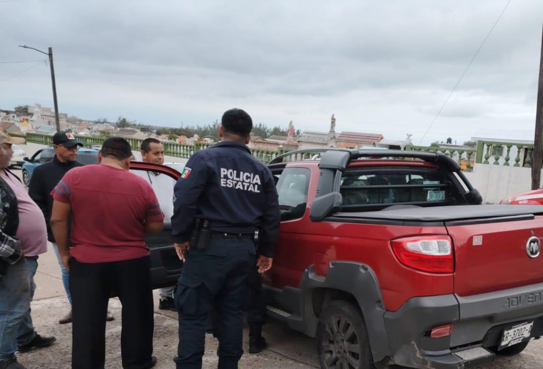 Motociclista lesionado tras choque con camioneta en Alvarado