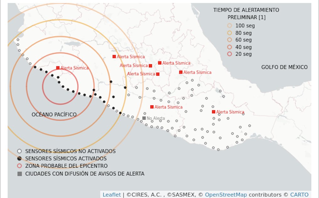 Tiembla en Michoacán, se siente en Veracruz y se activa alerta en CDMX