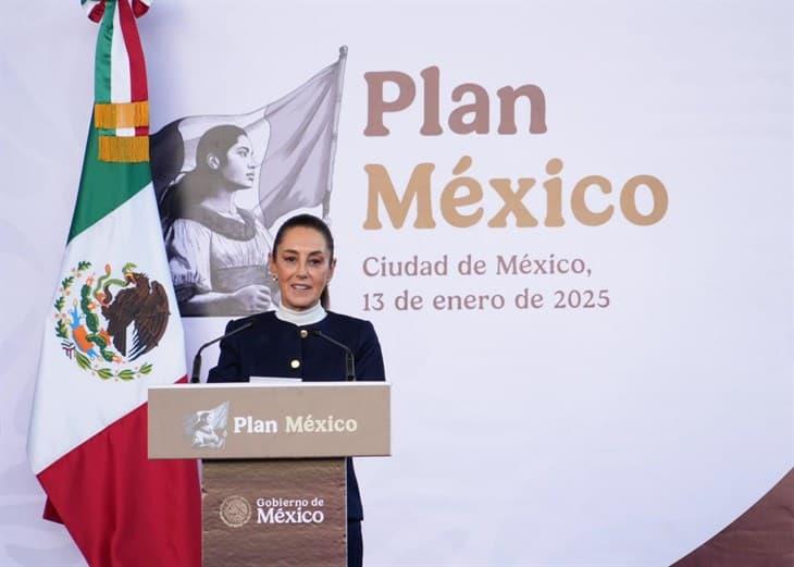 Claudia Sheinbaum presenta su Plan México, apunta a inversiones de 277 mmdd