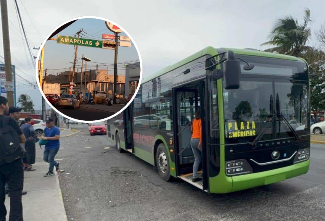 Cómo llegar de Plaza Américas a Las Amapolas en el nuevo autobús híbrido que circula en Veracruz