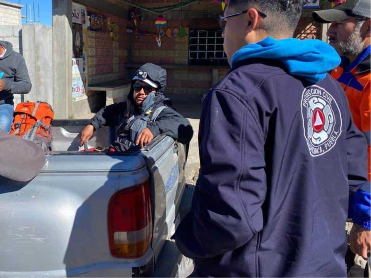 Deshidatados, pero en buen estado, alpinistas tras extravío en Pico de Orizaba