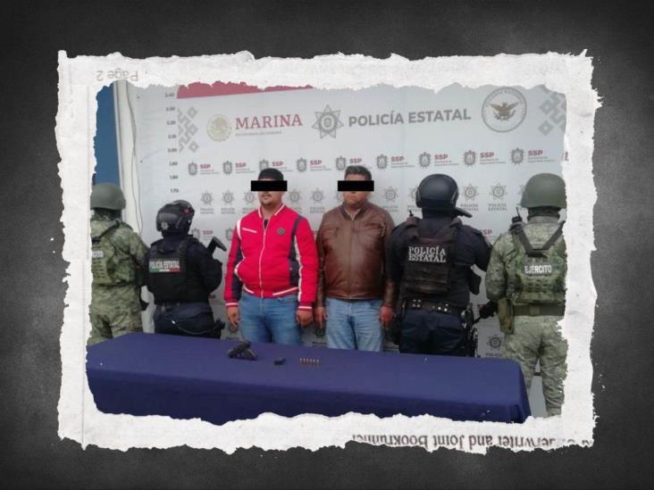 Detienen a 2 en Tihuatlán; llevaban arma exclusiva del Ejército