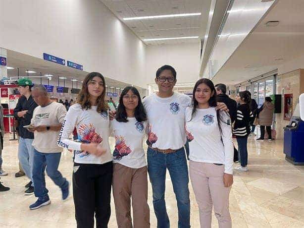 Estudiantes veracruzanas ganan premio a la sostenibilidad en Emiratos Árabes (+VIDEO)