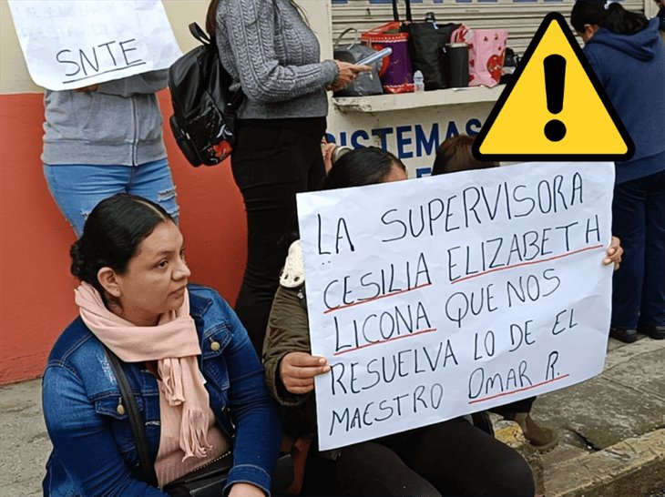 Padres de familia protestan por falta de maestro en primaria de Córdoba