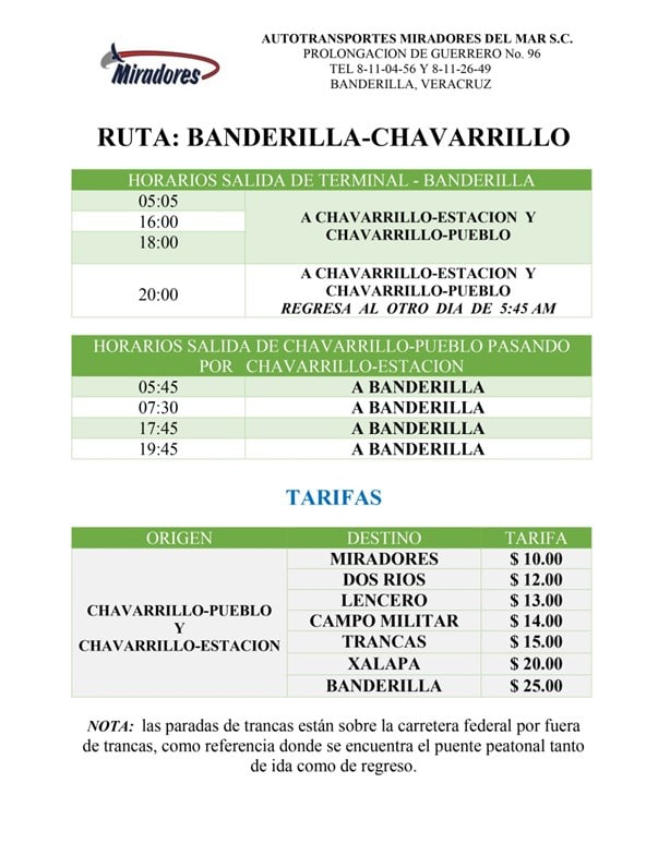 Así es la nueva ruta de autobús Banderilla-Chavarrillo