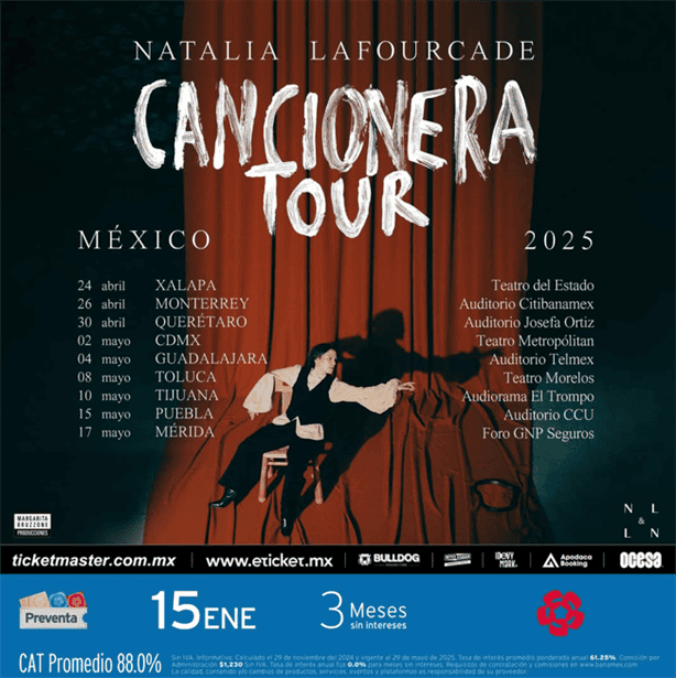 Natalia Lafourcade dará concierto en Xalapa: ¡checa cuándo y dónde!