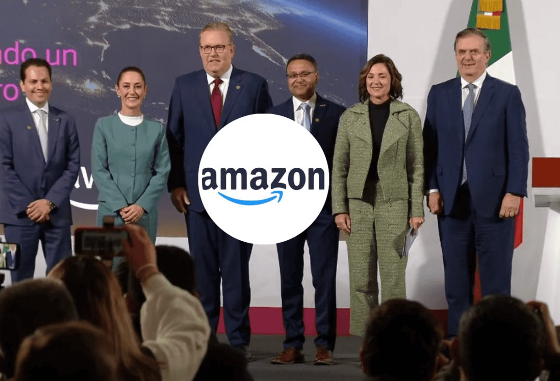 Amazon anuncia construcción de ciudad digital en Querétaro; Claudia Sheinbaum celebra inversión