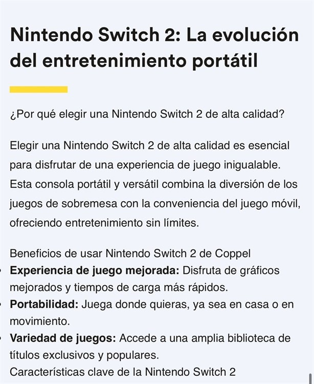 Coppel filtró el diseño de la caja y el precio del Nintendo Switch 2