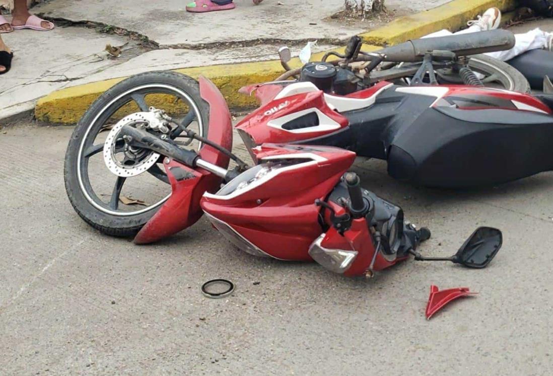 Accidente en Cosamaloapan deja gravemente herida a mujer