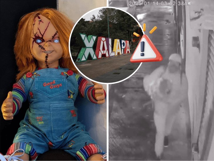 ¡Irreal! Buscan a muñeco Chucky en Xalapa; fue robado en barbería (+VIDEO)