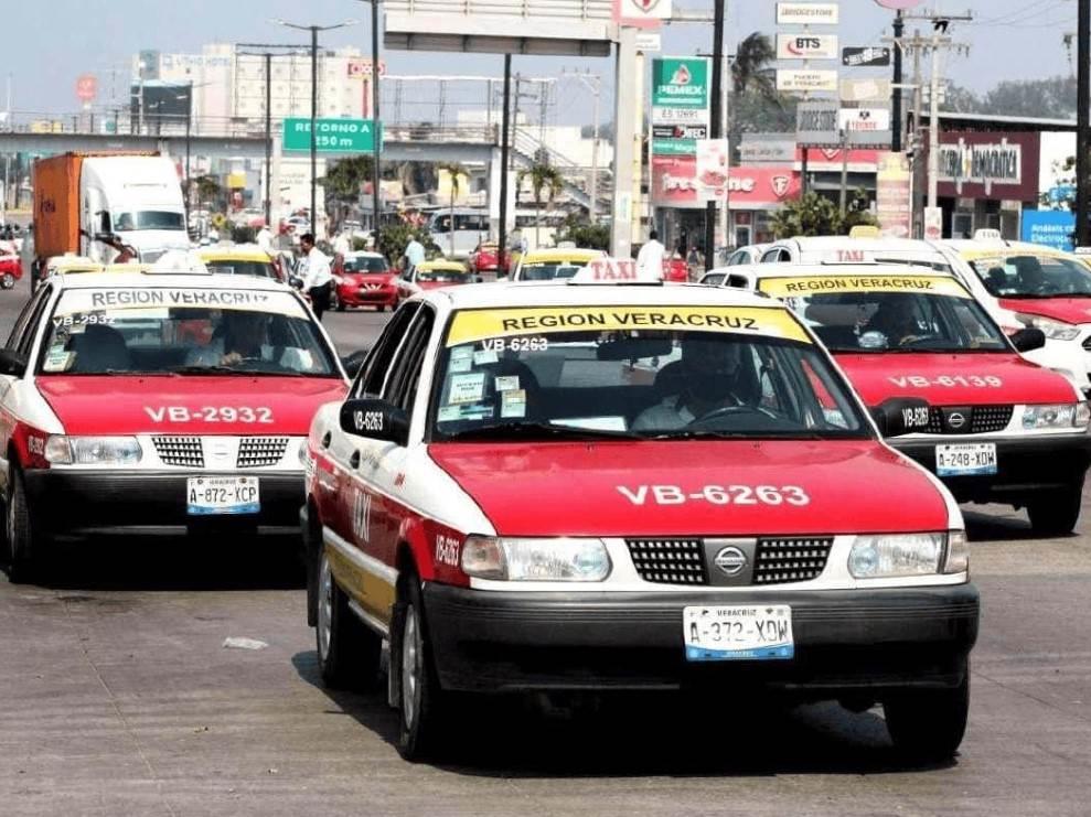 Con el fin de las vacaciones decembrinas bajó la demanda de taxis en Veracruz en 30%