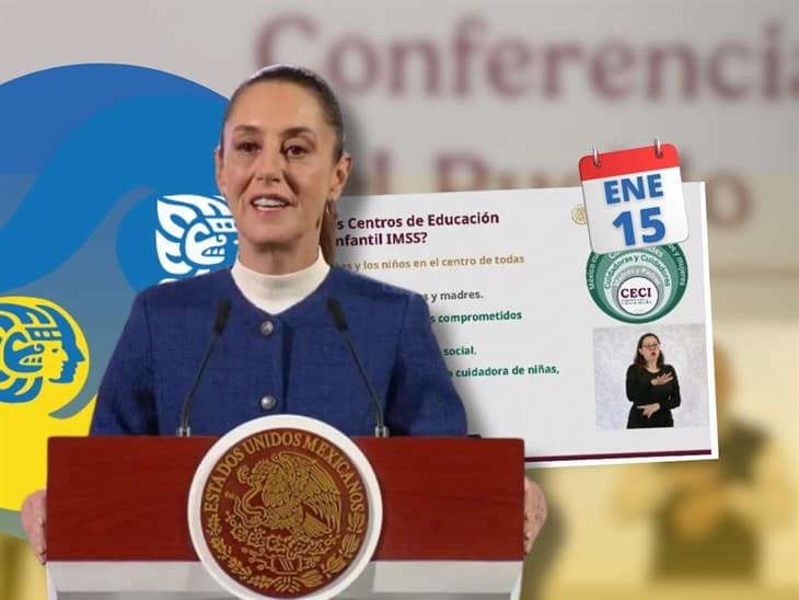 Lo mejor de la conferencia mañanera de Claudia Sheinbaum hoy 15 de enero 