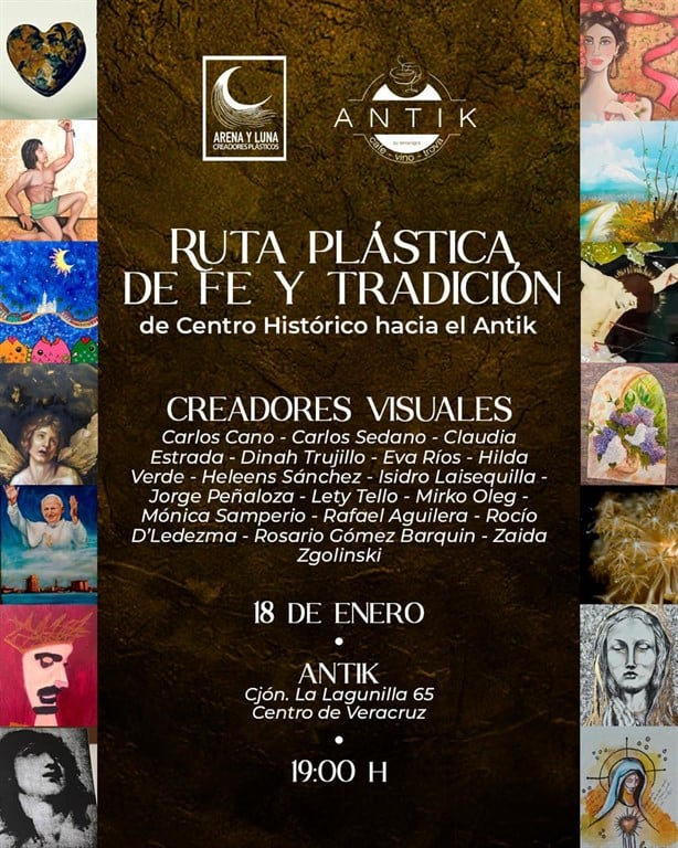 Colectivo Arena y Luna invita a las muestras Oficio: Creador plástico y Ruta plástica de fe y tradición