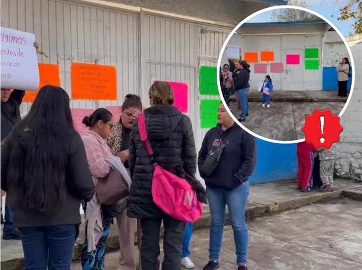 Padres de familia toman jardín de niños en Xalapa; esto exigen 