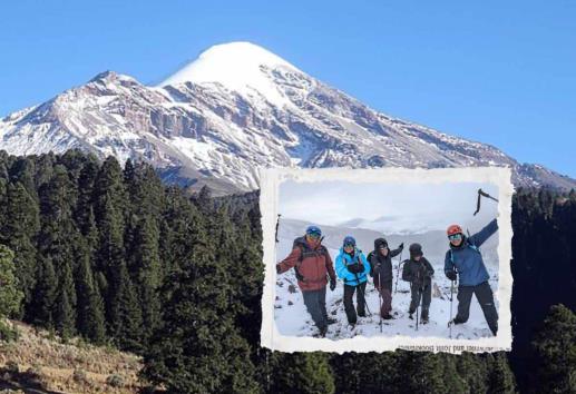 Por temporada invernal, alpinistas abarrotan el Pico de Orizaba