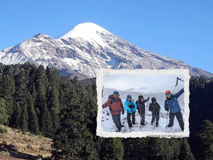 Por temporada invernal, alpinistas abarrotan el Pico de Orizaba