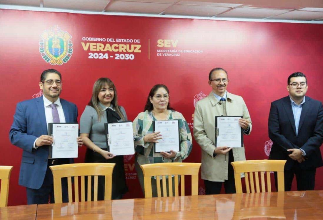 Firman convenio SEV, INE y OPLE para uso de escuelas en elecciones 2025