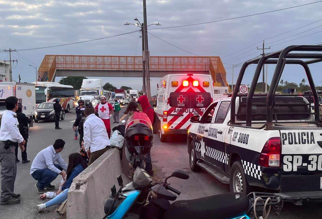 Atropellan a guardia de seguridad de la tercera edad en la carretera Veracruz- Xalapa