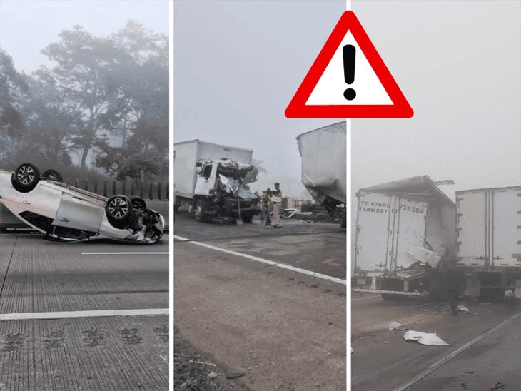 ¡Encontronazos! se registran 3 accidentes en la autopista Orizaba-Córdoba