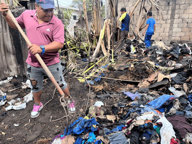 Doña Rosita y su esposo, afectados por incendio en Predio I, piden ayuda para reconstruir su hogar