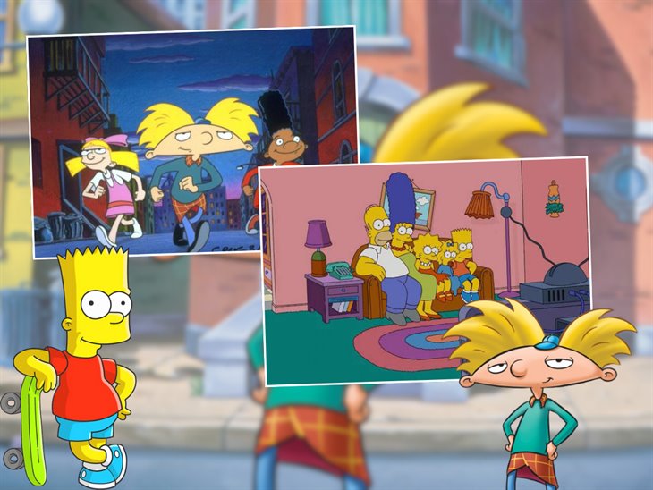 ¿Lo sabías?, esta es la extraña conexión entre Hey Arnold! y Los Simpson