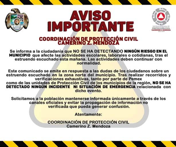 Estruendo en Puebla y Veracruz pudo ser causado por avión militar