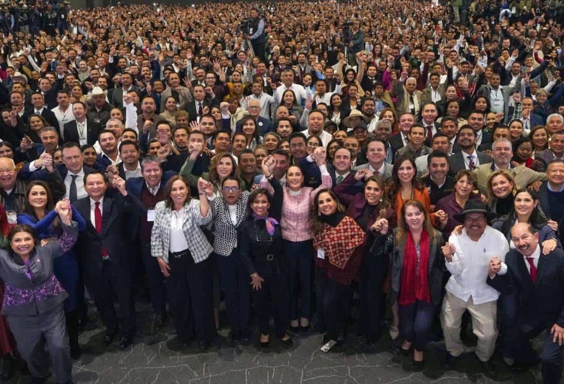 Claudia Sheinbaum encabeza encuentro nacional con alcaldes y gobernadores de todo el país