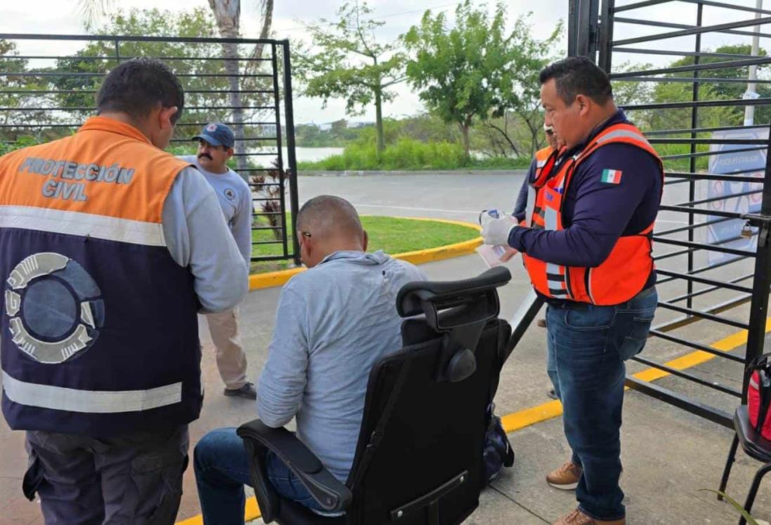 Taxista arrolla a vigilante en Lagos de Puente Moreno, en Medellín