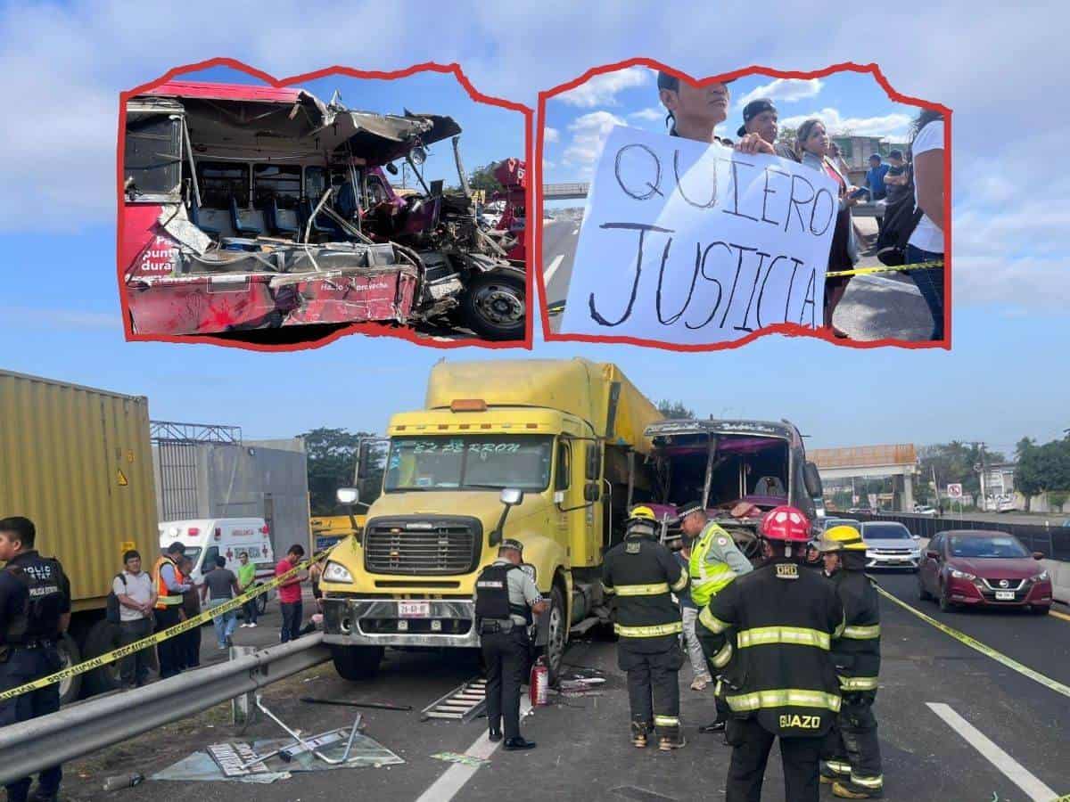 Violento choque en autopista Cardel-Veracruz deja un muerto y decenas de heridos