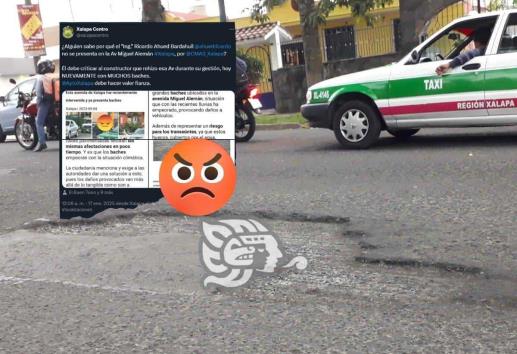 Pero eran nuevas; exhiben fallas en obras recién hechas en Xalapa