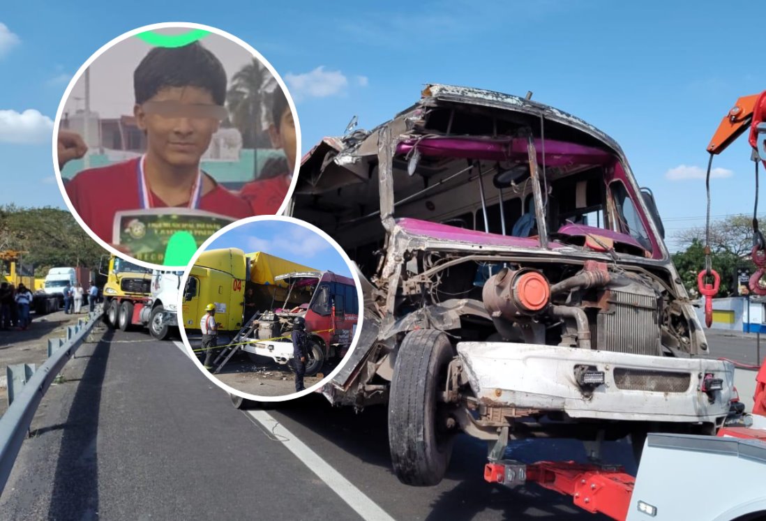 Familiares de Brandon realizan denuncia contra responsable de accidente en la Veracruz – Cardel