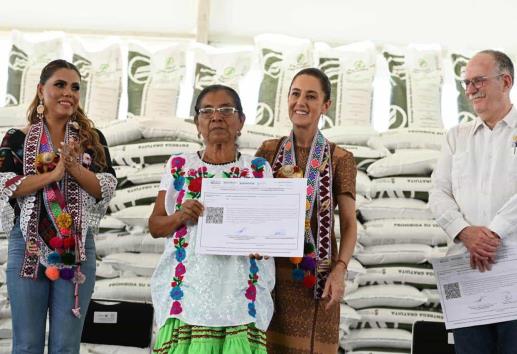 Encabeza Claudia Sheinbaum arranque del Programa Nacional de Fertilizantes
