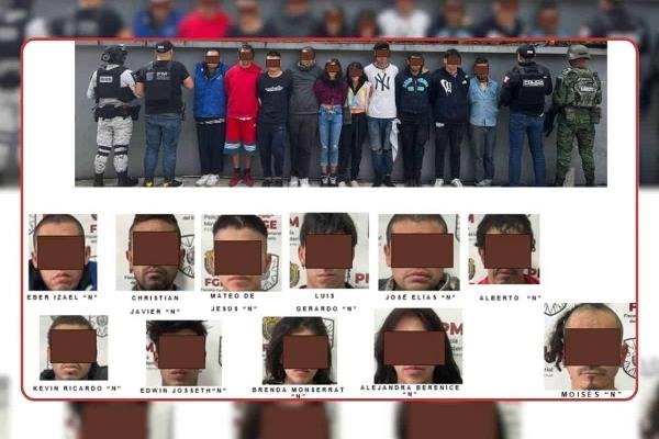 Mega operativo en Xalapa: Dictan prisión preventiva a 11 detenidos