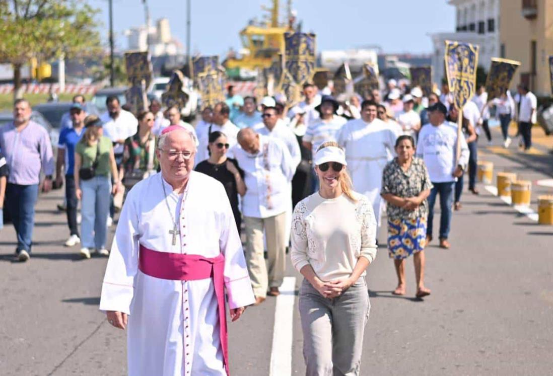 Patricia Lobeira encabeza actividades en honor a San Sebastián, santo patrono de Veracruz