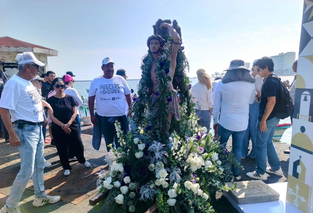 Realizan recorrido náutico en honor a San Sebastián, patrono de la ciudad de Veracruz | VIDEO