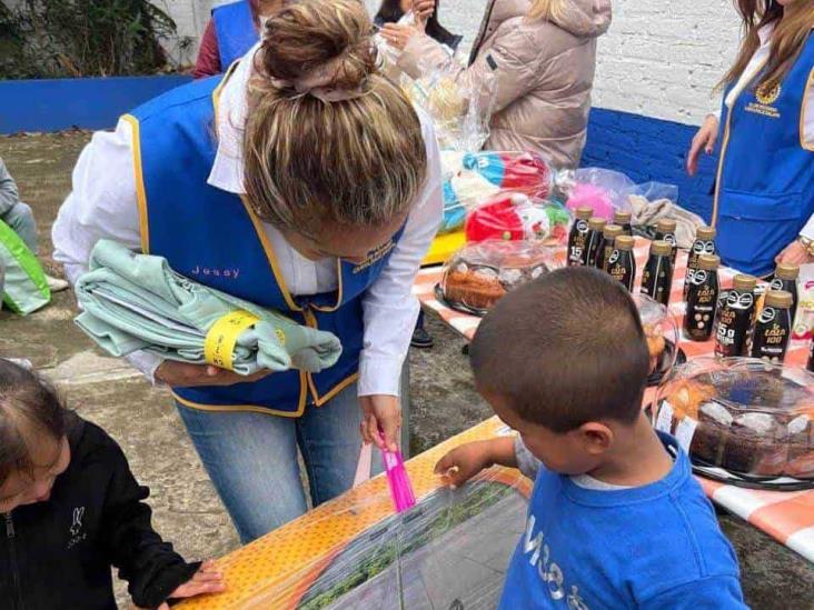 Club Rotario Carita Feliz Xalapa lleva alegría a pequeños