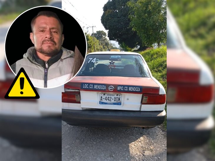 Desaparece taxista en Camerino Mendoza; su vehículo fue encontrado en Amatlán 