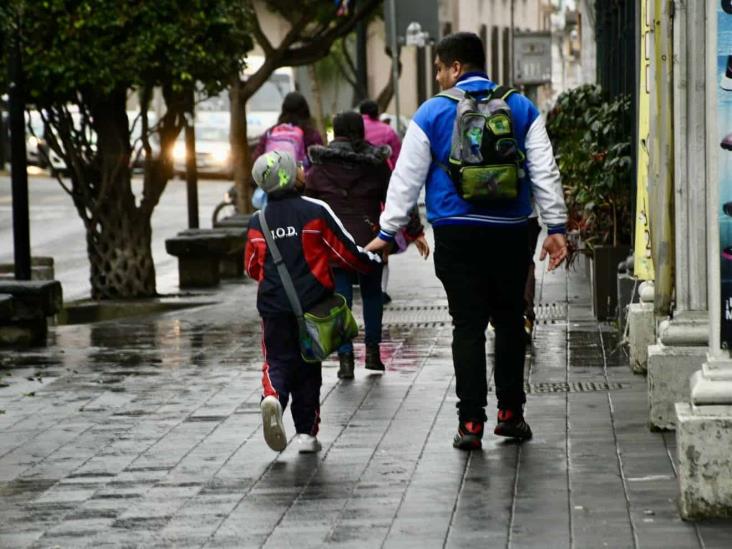 Por mal tiempo, SEV aplica horario de invierno en planteles de Educación Básica