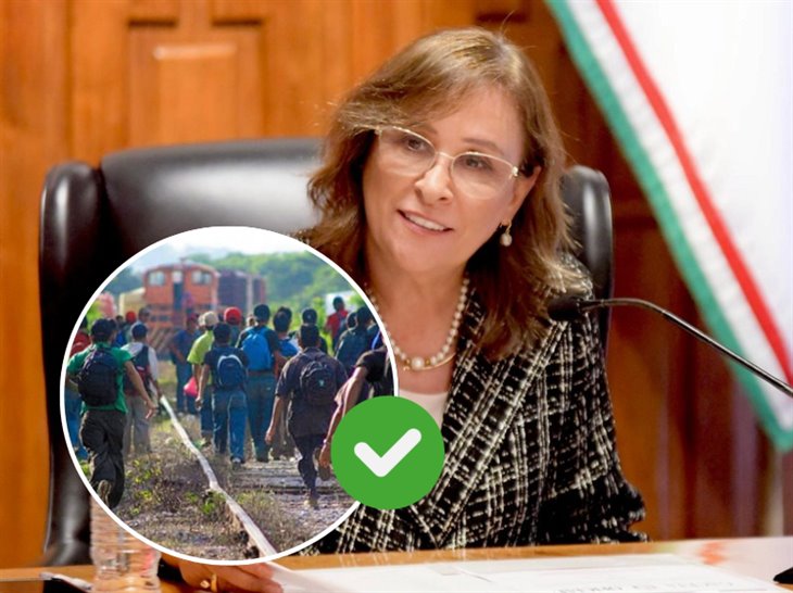 Veracruz tiene estrategia para garantizar el bienestar de los migrantes deportados: Rocío Nahle