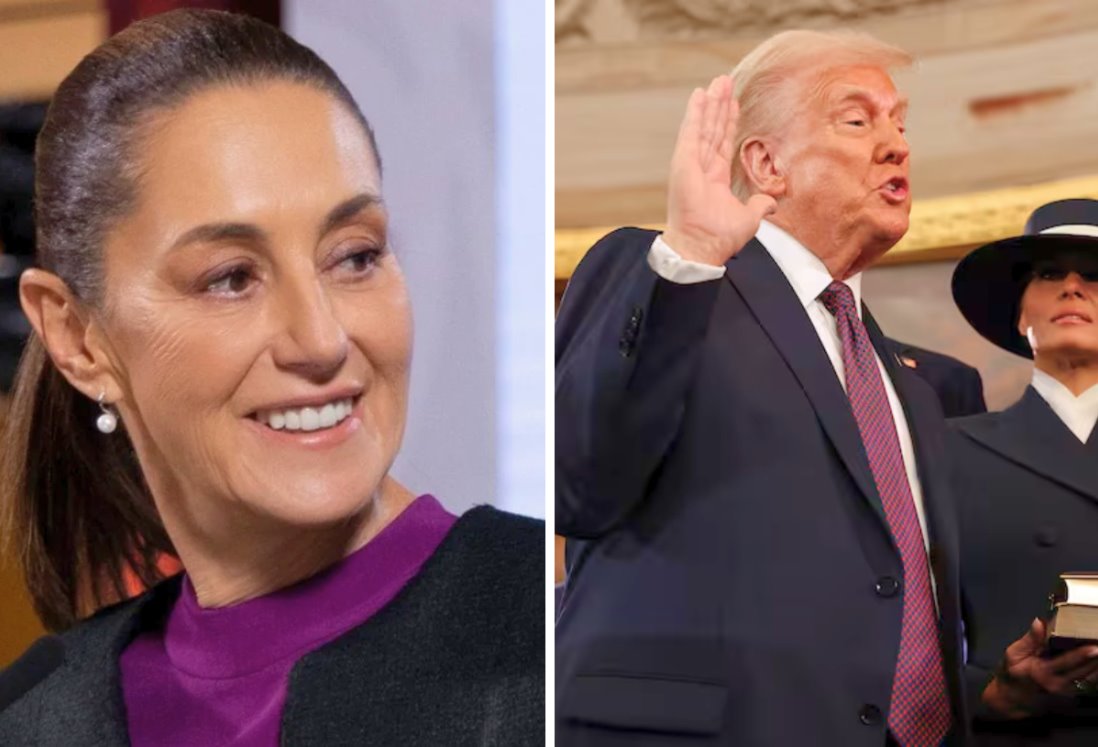 Claudia Sheinbaum felicita a Donald Trump y llama a la cooperación